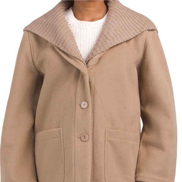 NWT Splendid Shawl Collar Annika Coat, Toast - Picture 2 of 11